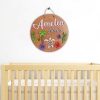Placa lemn cu nume personalizat  M3