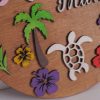 Placa lemn cu nume personalizat  M3 - imagine 3