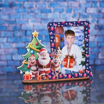 Rama lemn Mos Craciun