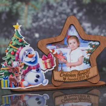 Rama lemn Stea Crăciun